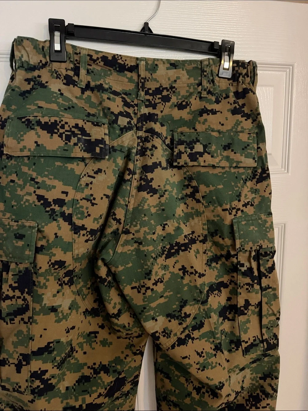 Men's Camo Cargo Pants - Green Digital Woodland